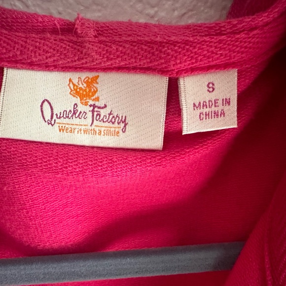 🌺QUACKER FACTORY HOODED EMBELLISHED JACKET (Small) - Picture 10 of 11